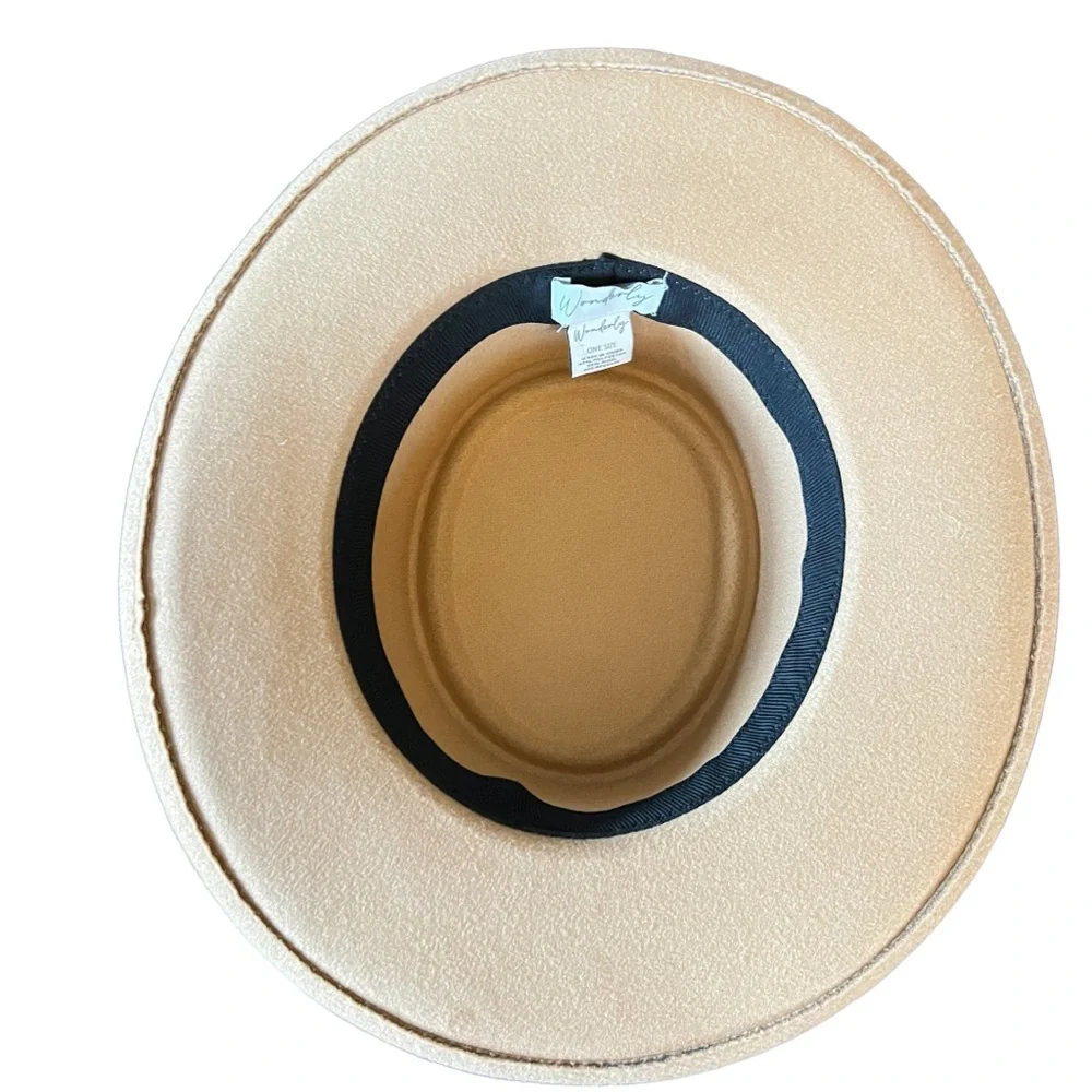 Wonderly OS Camel Panama Hat - Picture 9 of 12